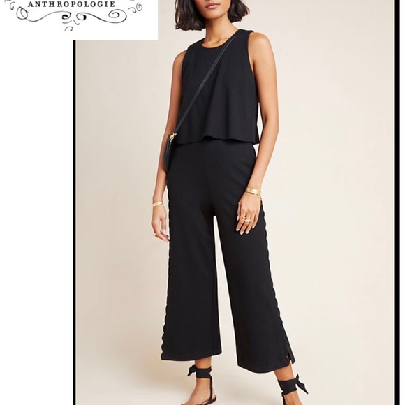 Anthropologie Pants - NWT Anthropologie Freya size 10 scalloped jumpsuit